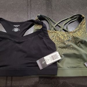NWT Lot of 2 Torrid Active Sports Bras - sz 1X